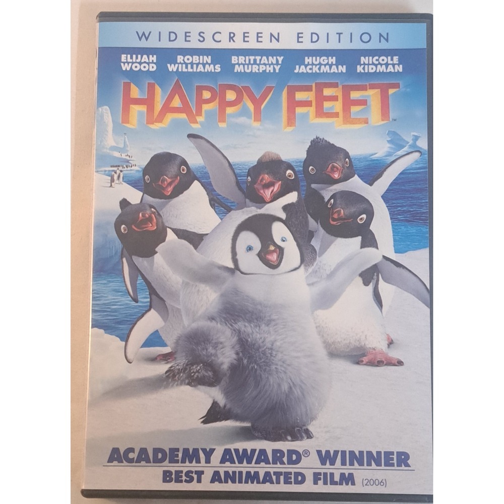 Happy Feet Widescreen Edition DVD 2006 Elijah Wood Robin Williams Family Movie